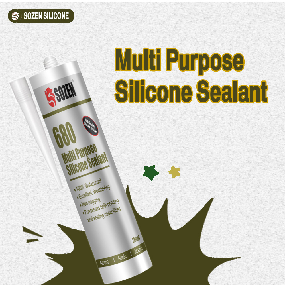 Customization Transparent Silicone 100% Waterproof  Acet Silicone Sealant Adhesive For Glass Window