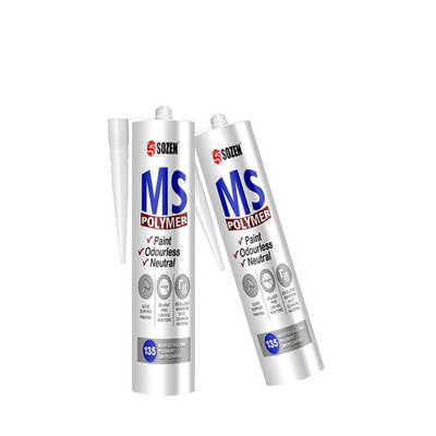 Ms Polymer Adhesive Glass 100% Waterproof Low VOC Neutral Cure Construction Sealant