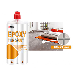 Multiple colors fast curing excellent adhesion adhesive epoxy tile grout beautifying agent for tile caulking