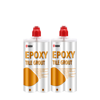 Two component beauty joint tile glue epoxy grout adhesives quick drying adhesive for bonding and caulking