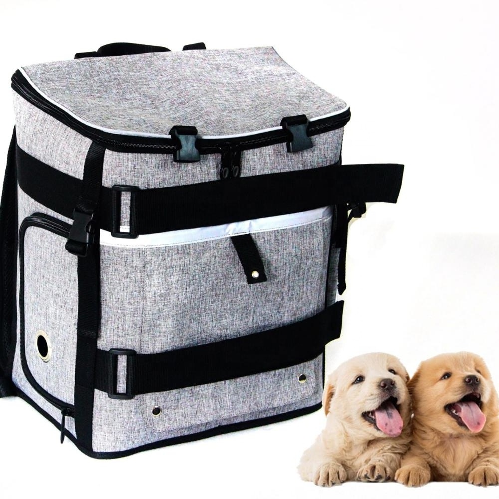 large fashion folding approved breathable window cat travel backpack collapsible innovator dog pet carrier