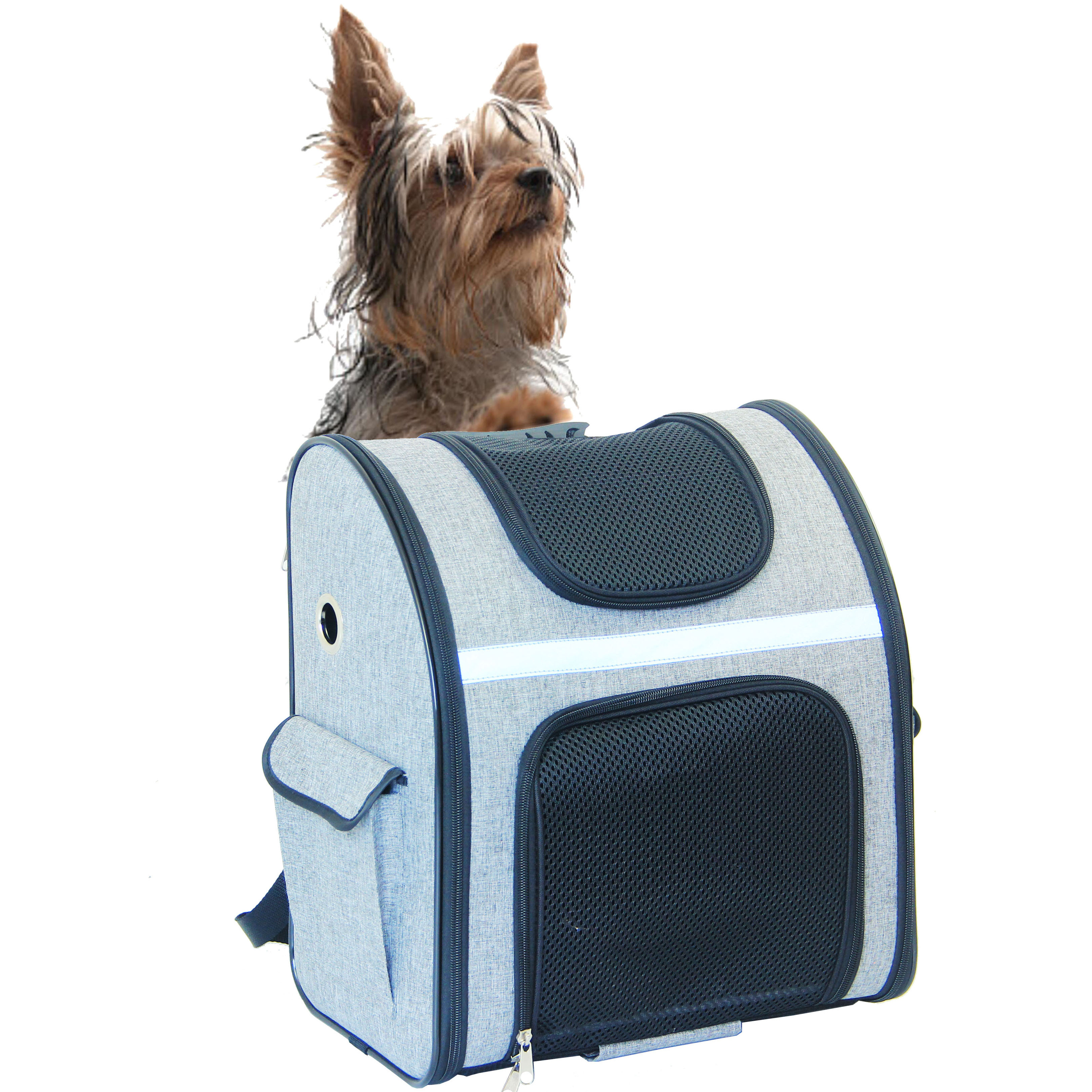 Airline Approved Dog Cat Pet Rolling Carrier Luggage Bags Hiking Backpacks on Wheels Pet Cages Carriers & Houses Small Animals