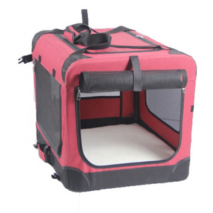 3-Door Folding Indoor & Outdoor Pet Home Dog Transport Box Soft Travel Dog Crate for Car