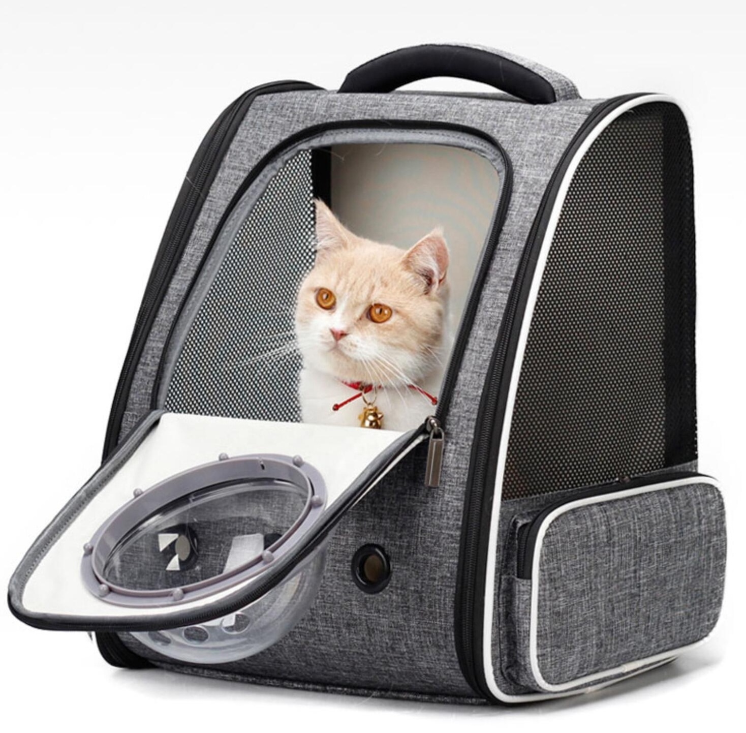 Fashionable Airline Approved Pet Dog Cat Backpack Carrier for Outdoor Travel Hiking