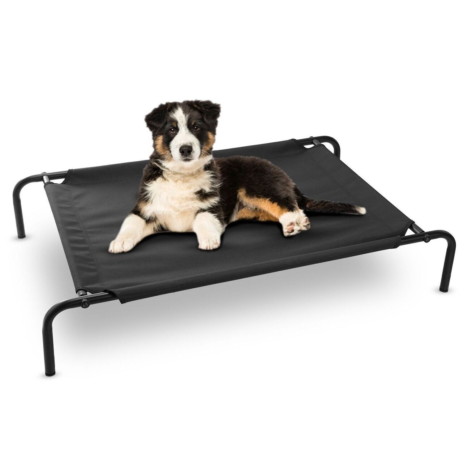 Pet Products Original Elevated Large Medium Small Luxury Pet Cot Dog Bed with Cooling Mesh Center