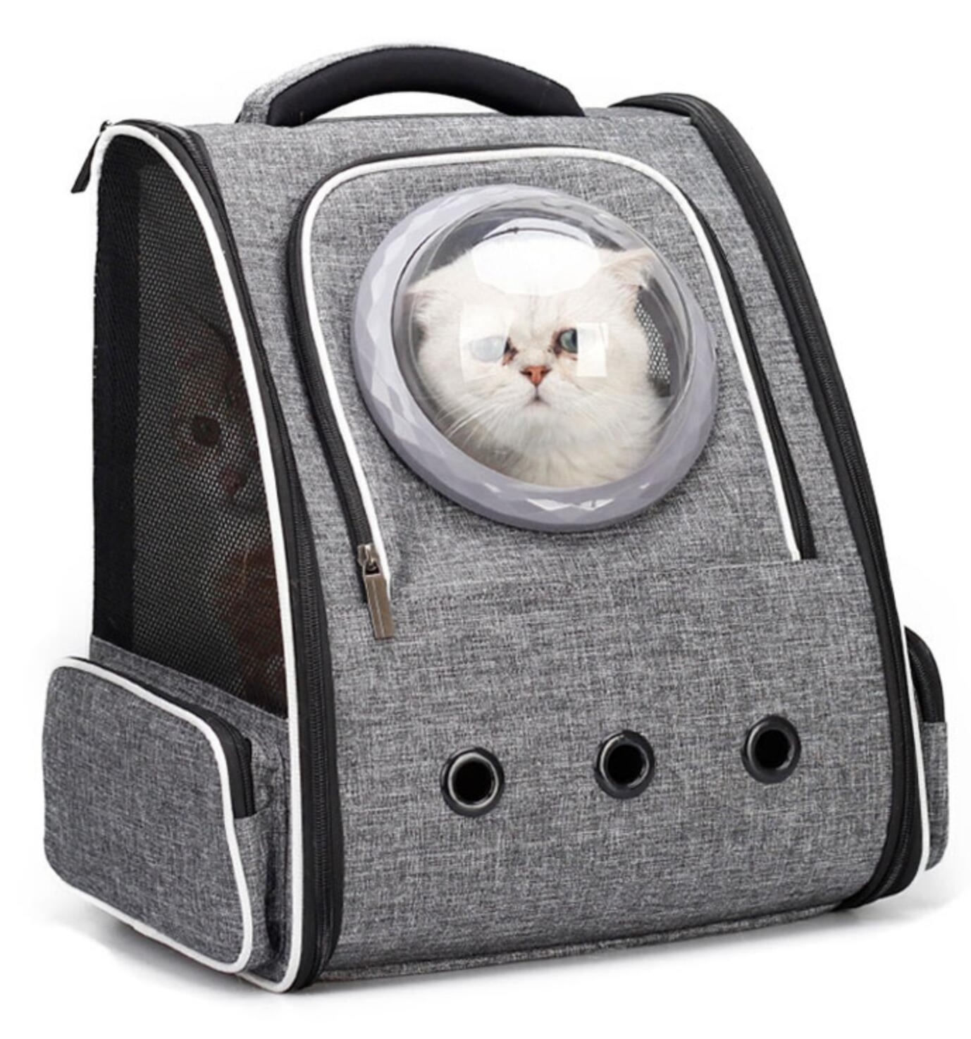 Fashionable Airline Approved Pet Dog Cat Backpack Carrier for Outdoor Travel Hiking