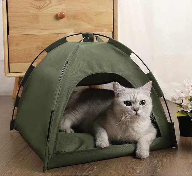 Dog Cat Camping Tent, Portable Waterproof Pet House Tent,Indoor and Outdoor