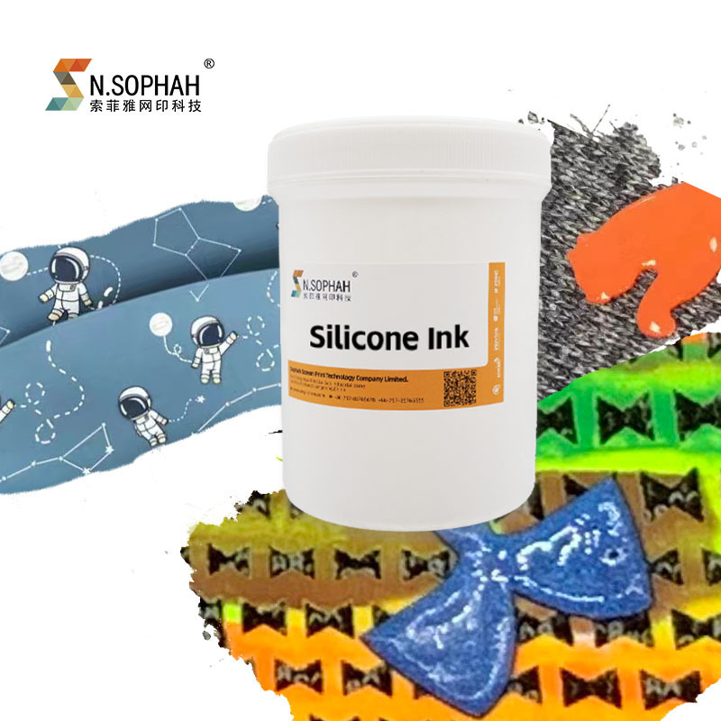 High Quality High Shine 3d Printing Textile Printing Screen Printing Silicone Ink