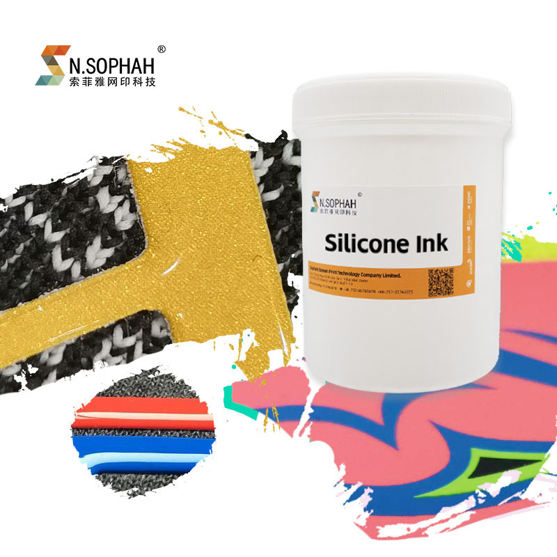 High Quality High Shine 3d Printing Textile Printing Screen Printing Silicone Ink