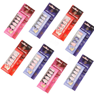 Nail Tips Press On Wholesale Artificial Acrylic With Glue Packaging Box Design Short French Luxury Set Free False Nails