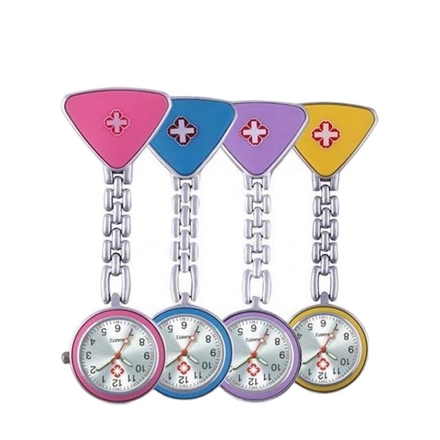 Customized Fob Logo Wholesale cute design nurse watch alloy watches