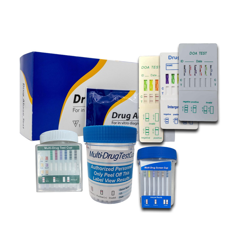 Saliva Drug Test Cup Amp/bzo/coc/met/opi/oxy/thc 6,7,8,9,10,11,12 Panel Test