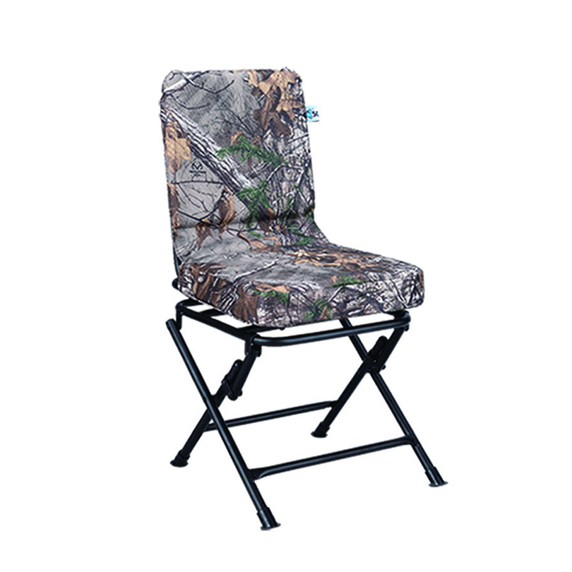 Sopop como fabric swivel folding chair