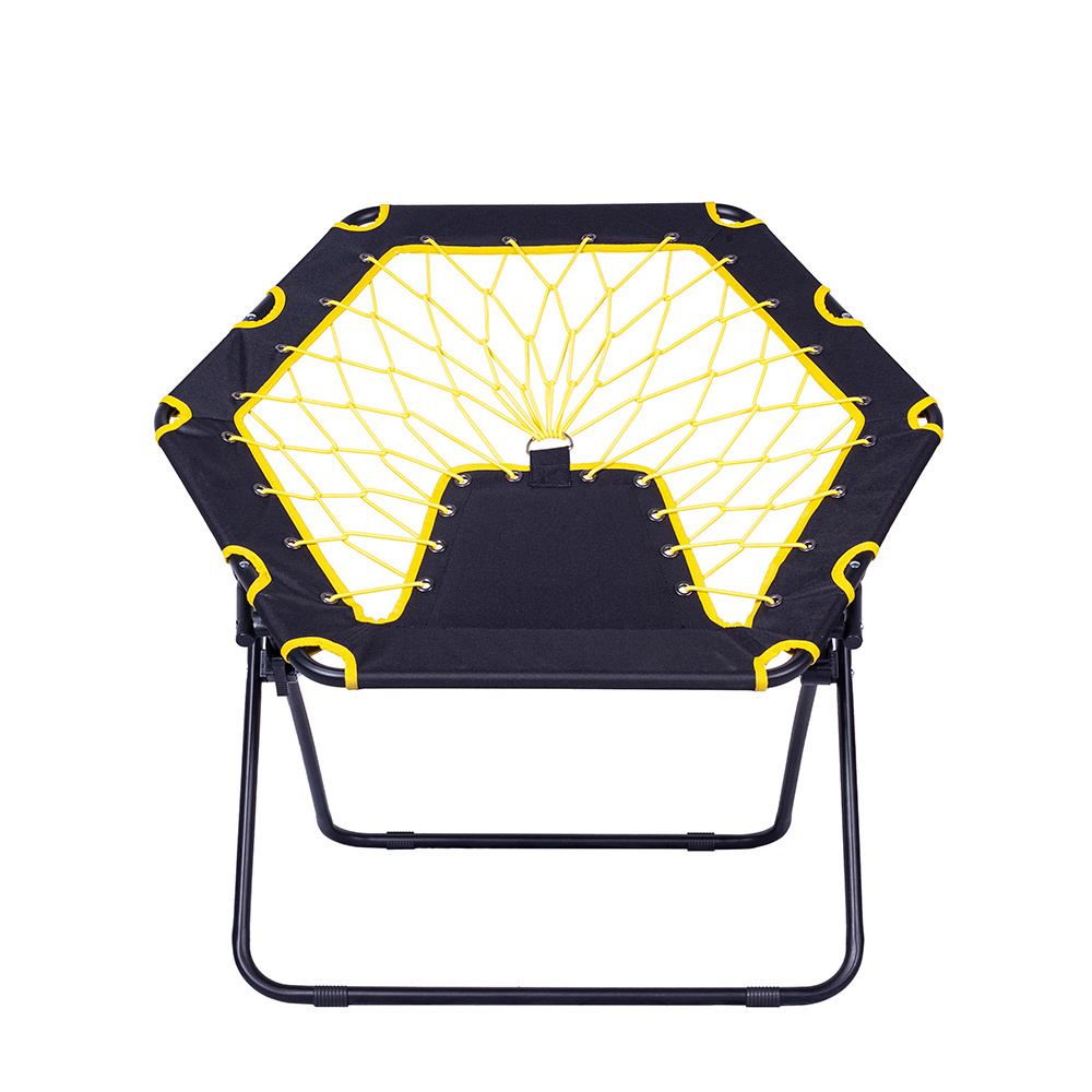 Sopop Patented Foldable Bungee Saucer Chair Spring chair Sun Chair for  in the house or outdoor