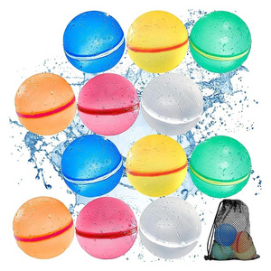 Reusable Silicone Water Ball Quick Fill Self Sealing Balloons Bombs Summer Outdoor Indoor Water Fighting Toy For Kids