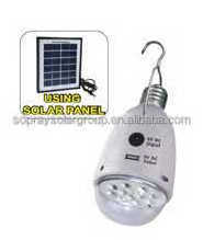 cheap price AC and DC LED bulb solar powered E27/B22 LED lighting lamp