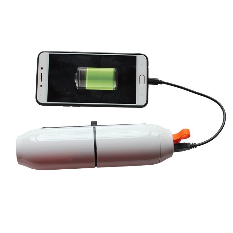 portable waterproof solar panel power bank with Torch flashing light and USB output solar charger with good quality