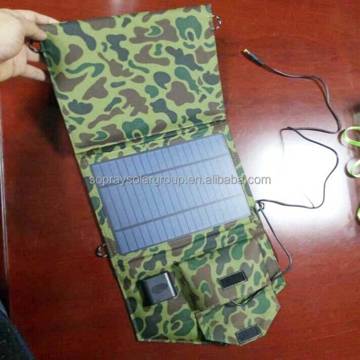 Folding small solar panel portable solar charger