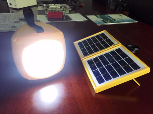 High quality solar lantern with mobile phone charger