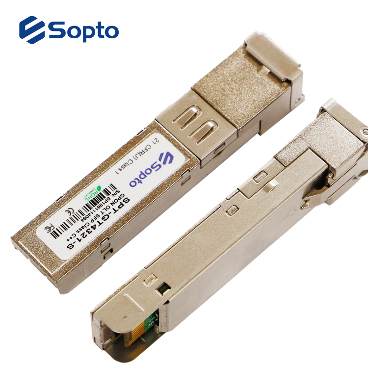 Hot Sale GPON OLT SFP Class B+ C+ C++ 20km SC Interface 1490nm/1310nm Compatible Transceiver SFP Module