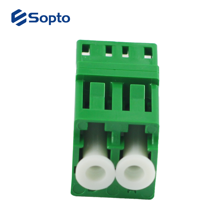 FTTH Mini Duplex LC/UPC Fiber Optic Adapter Female to Female SM SC Structure Flangeless Fiber Adapter Plastic