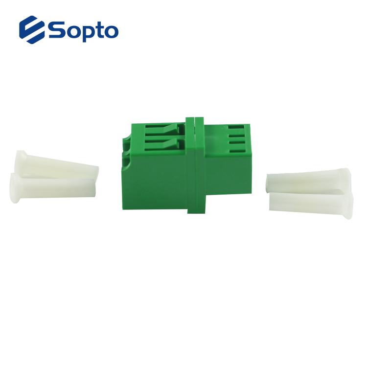 FTTH Mini Duplex LC/UPC Fiber Optic Adapter Female to Female SM SC Structure Flangeless Fiber Adapter Plastic