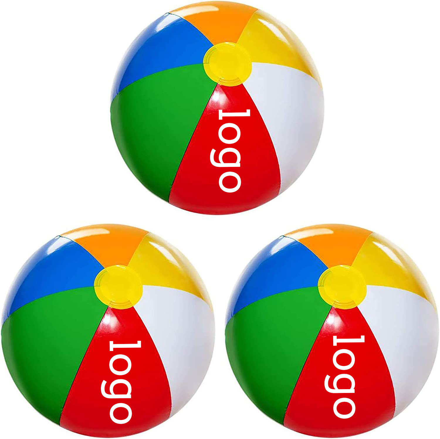 Promotion advertising colorful no minimum custom branded with logo printing customisable pvc inflatable outdoor beach ball