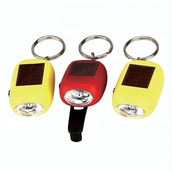 MINI Solar&Dynamo Flashlight with Keychain