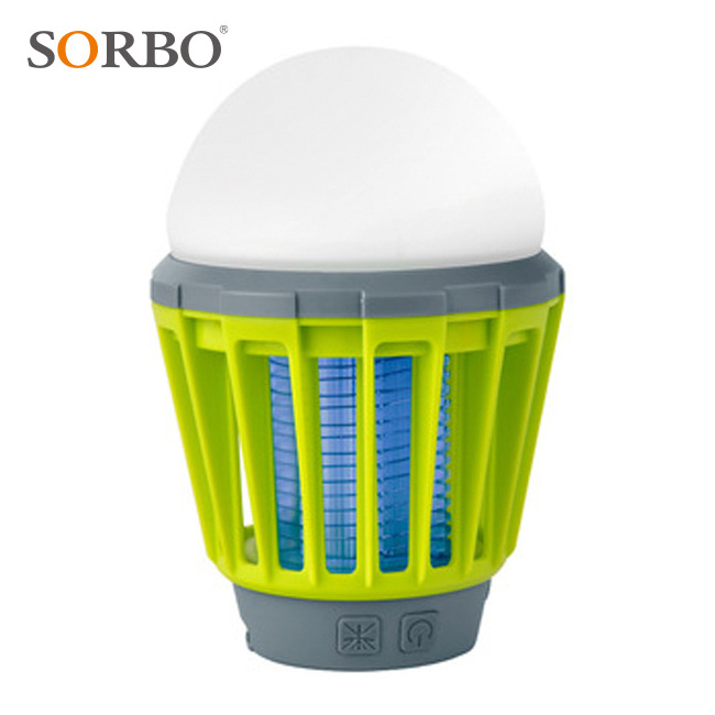 2 in 1 Rechargeable Outdoor Eco-Friendly Waterproof Pest Control Insect Killer Bug Zapper anti mosquito bulb