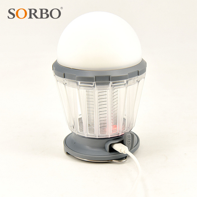 Outdoors Waterproof Bug Zapper Solar Mosquito Lantern