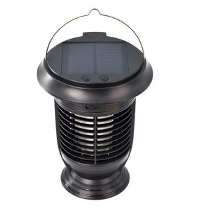 Solar Powered LED Lamp Insect Trap Bug Zapper B-6501 Mosquito Killer Lantern