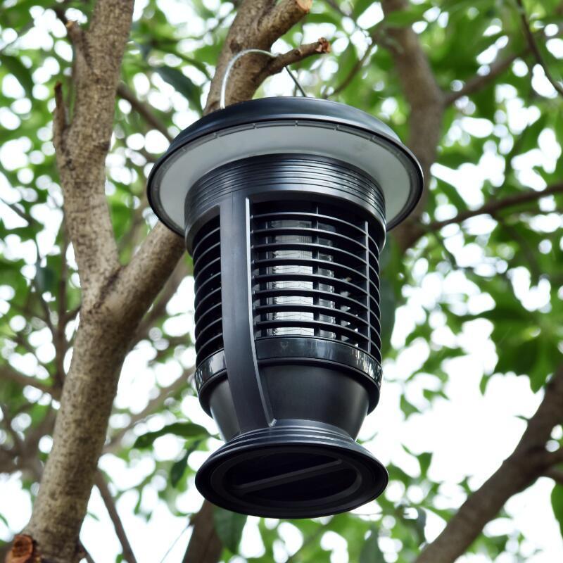 NEW IMPROVED Solar powered outdoor dual modes cordless bug zapper,mosquito killer light