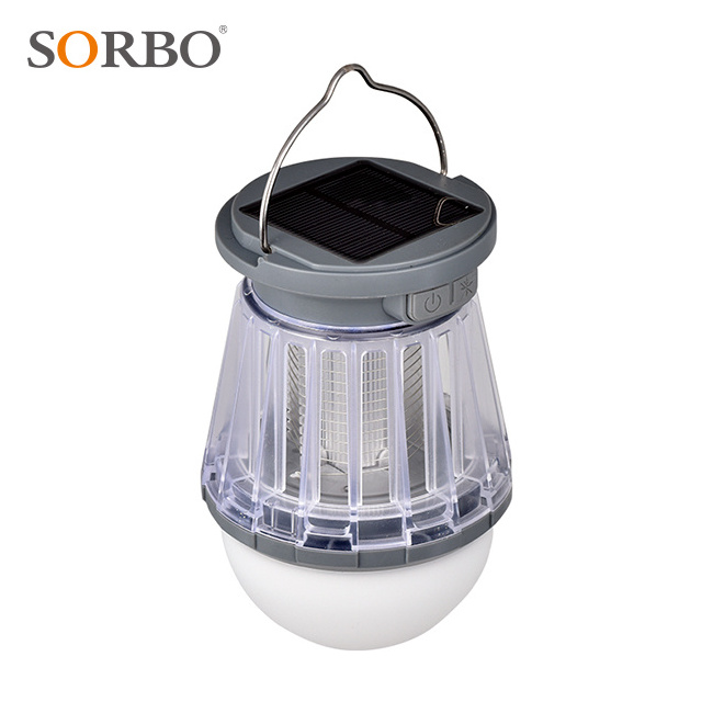 Outdoors Waterproof Bug Zapper Solar Mosquito Lantern