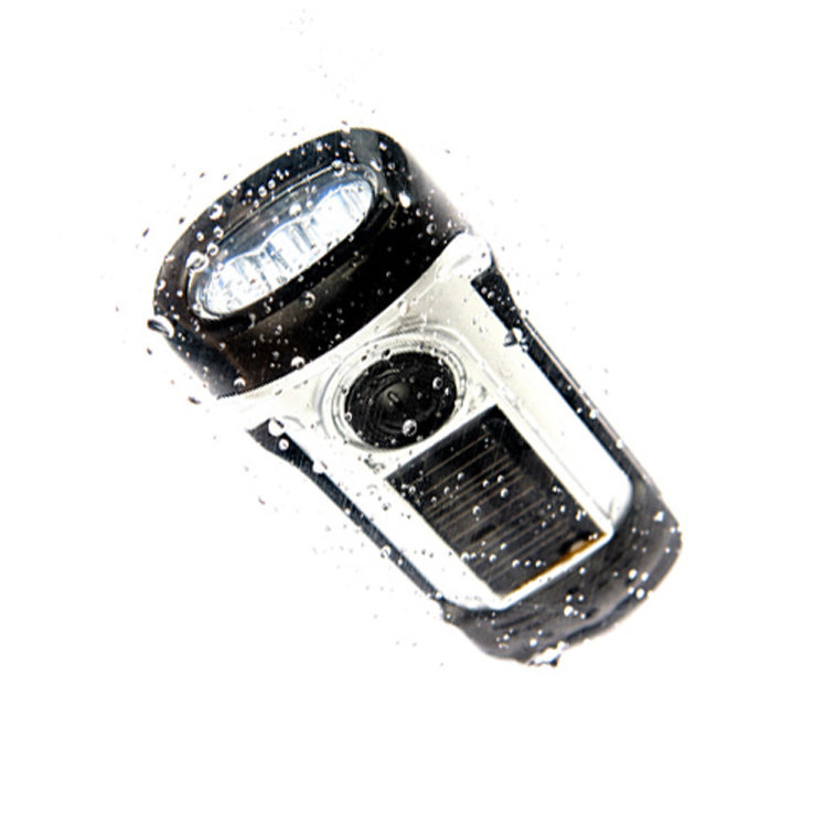 Waterproof Solar Led Underwater Flash Light /Cranking Diving Torch