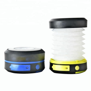 Collapsible Emergency Solar USB Rechargeable Camping LED Lantern with Power Bank