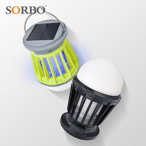 Outdoors Waterproof Bug Zapper Solar Mosquito Lantern