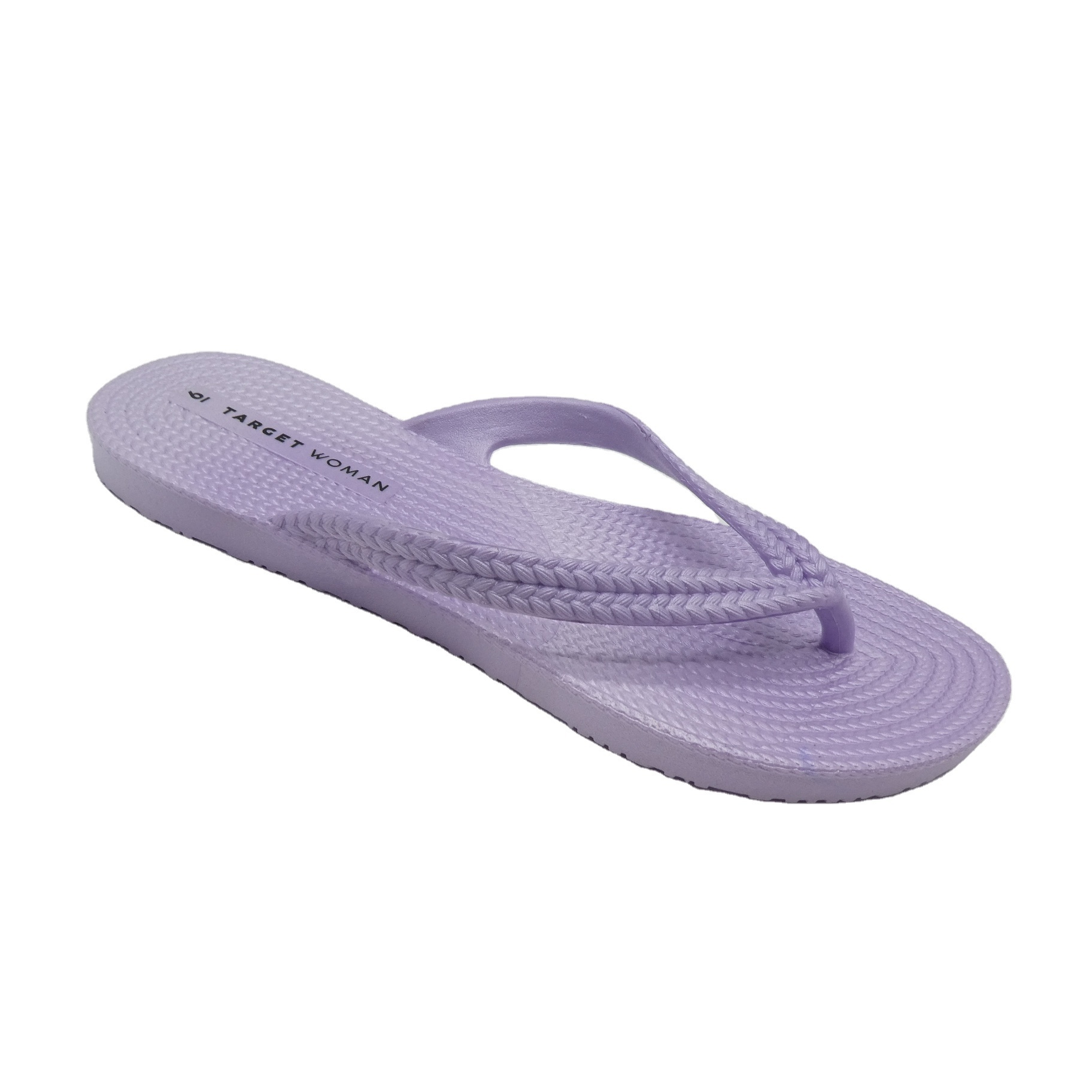 Summer Flat Flip-Flops Women's PVC Blowing Non-Slip Flip-Flops Beach Slippers Soft Flip Flop For Lady