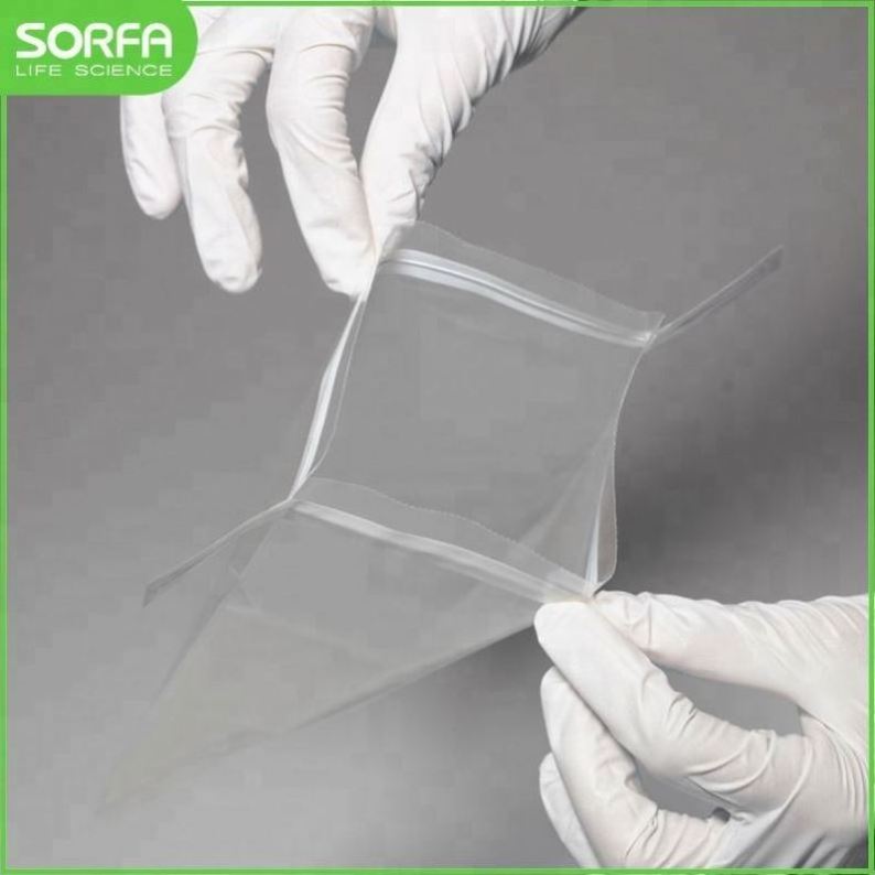 Sorfa wholesale standing up sterile chemistry laboratory sampling bag