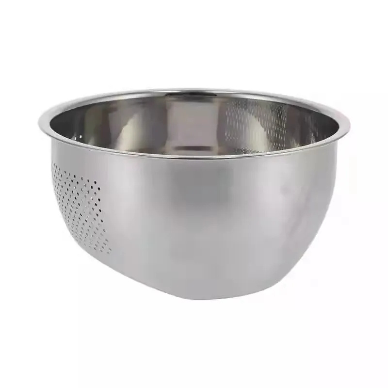 304 stainless steel Rice Bowl Washing Strainer Colander