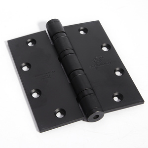 SORGMACH 5"X4.5"X4.8mm 304 stainless steel wooden 2BB Black gate hinge door hinges gate fixing hardware