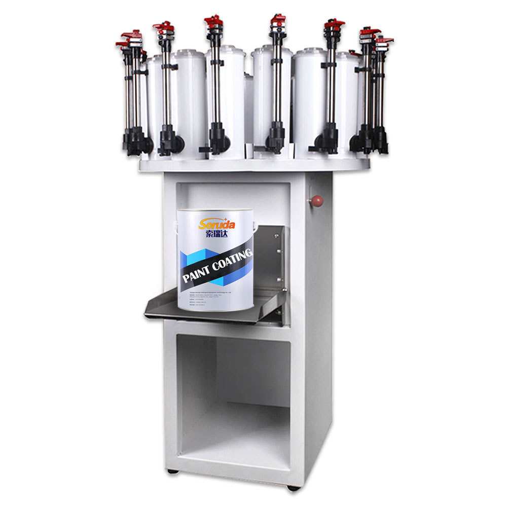 High quality  snail slime extracting machine manual color coating dispersing tinting machine for paint Manual Color Mixer