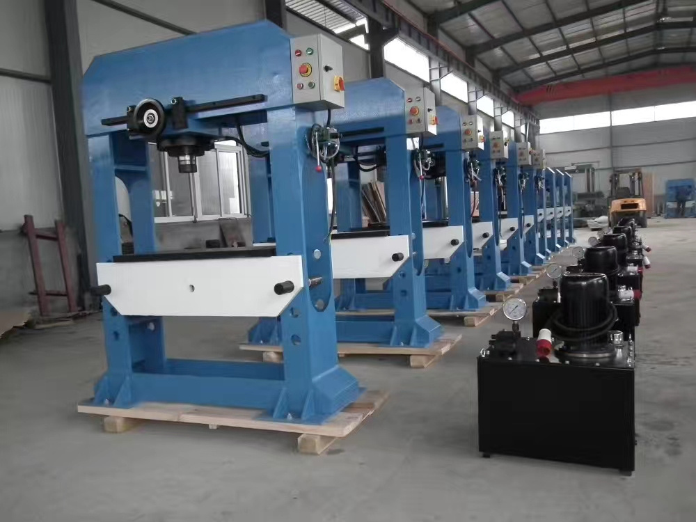 High quality gantry double-column hydraulic workshop press price 300 tons marketing metal customized key motor training power su