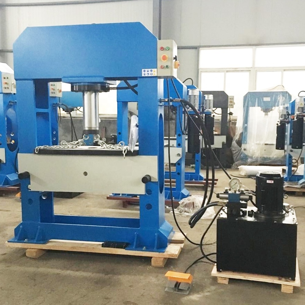 High quality gantry double-column hydraulic workshop press price 300 tons marketing metal customized key motor training power su