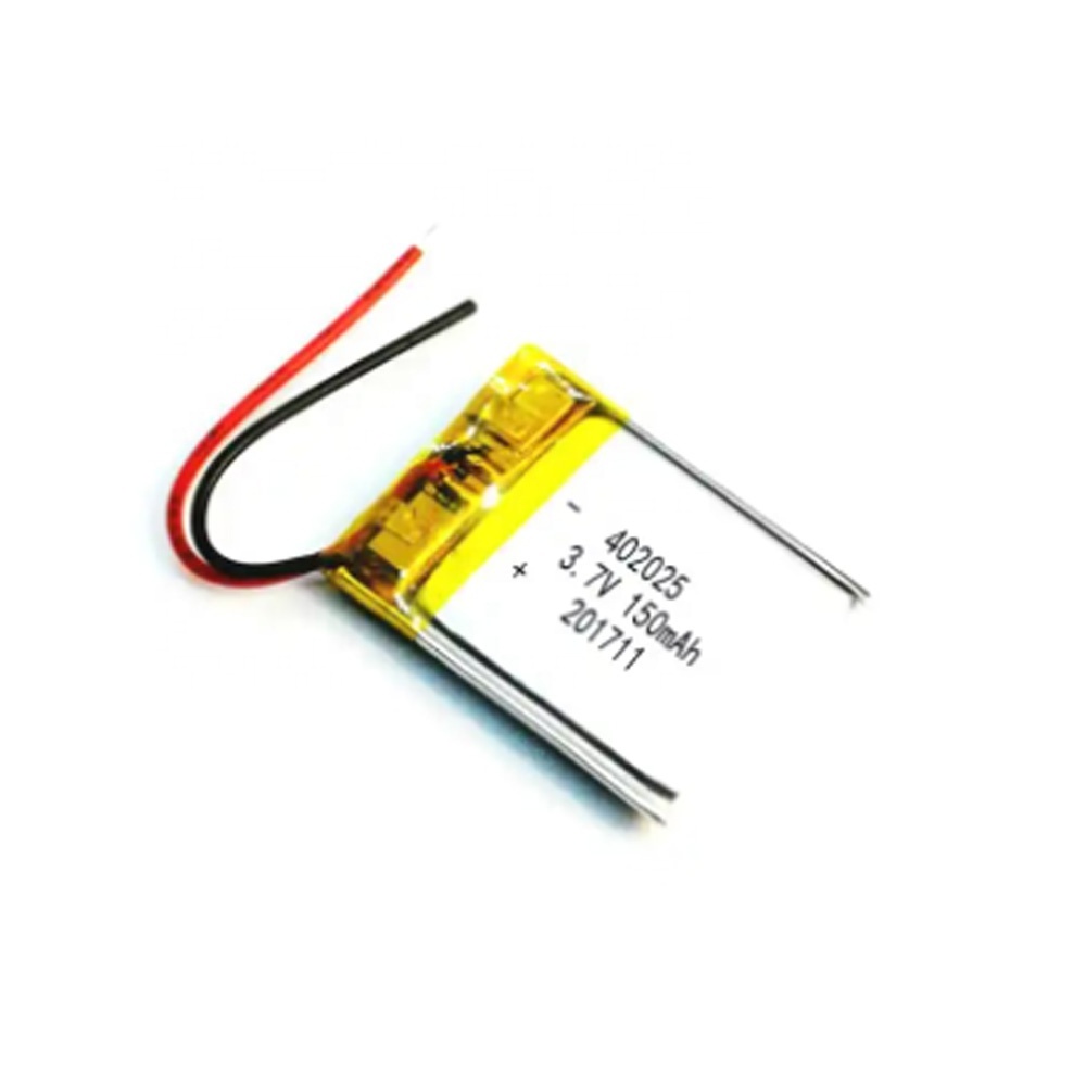 High capacity lipo batteries 3.7v lp402025 lithium polymer cells 3.7v 150Mah lipo battery for small digital devices