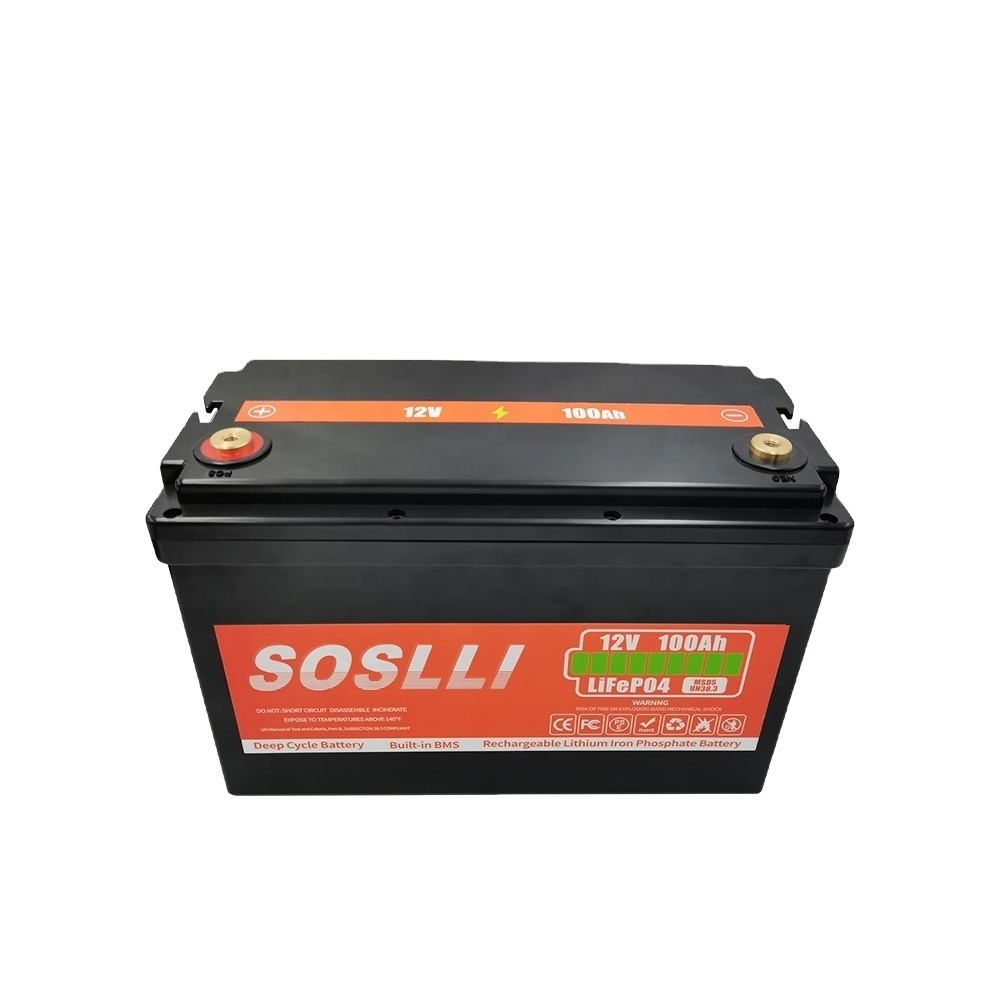 Best Seller 12v Deep Cycle Solar RV Caravan Marine 12 volt Lithium Ion Batteries 12V 100ah LiFePO4 Battery