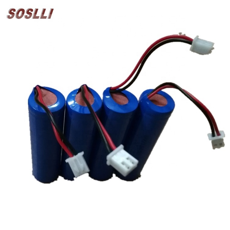 3.7v 800mAh 14500 1S1P Li-ion battery for lighting