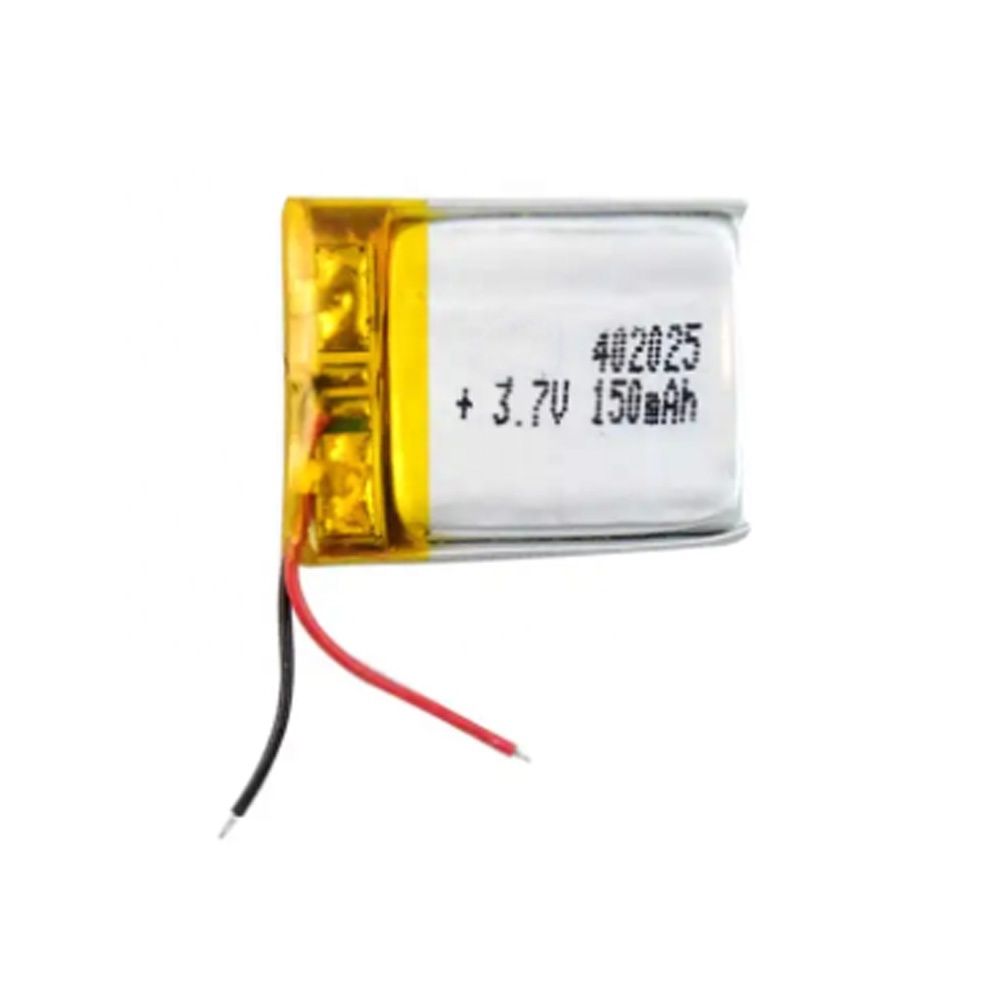 High capacity lipo batteries 3.7v lp402025 lithium polymer cells 3.7v 150Mah lipo battery for small digital devices