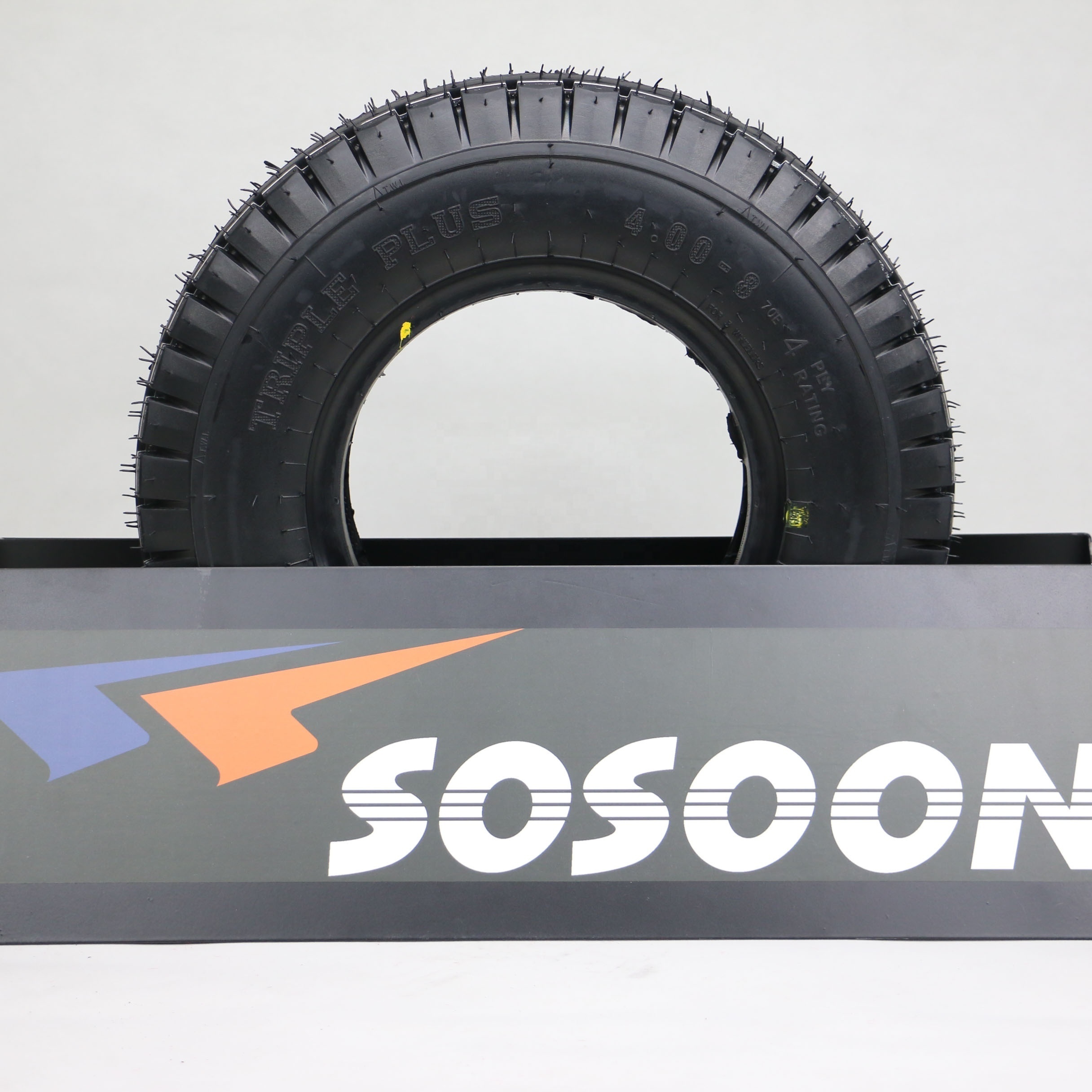 Tuk tuk tyres 400-8 sosoon brand SY-190 motot cycle tyres 8PR tires and tube