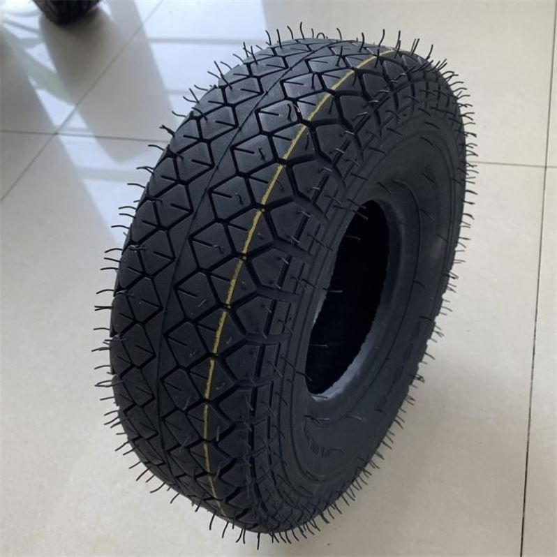 4.00-5 Diamond Tread Foamed-Filled Tubeless Black Tire 4 wheels electric mobility scooter tyres