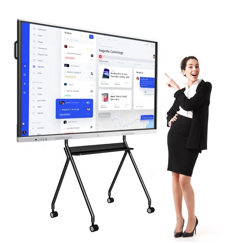 High Quality Mobile Smart Board Interactive Whiteboard 20 Points Smart Interactive Whiteboard Interactive Boards